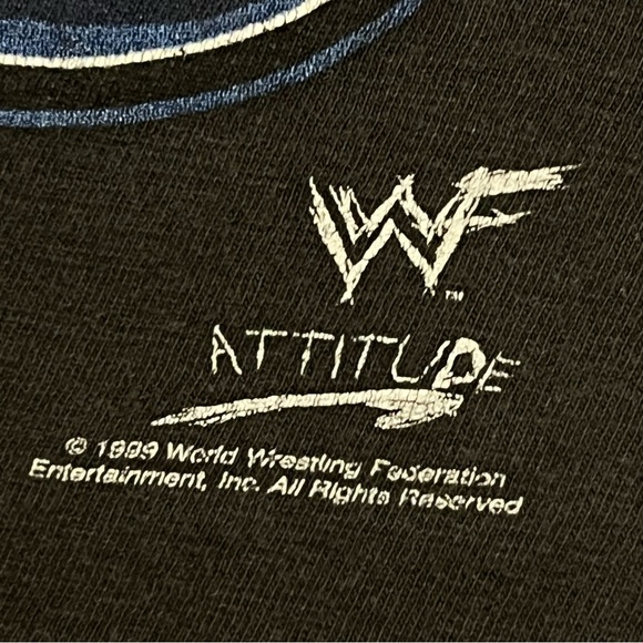 Vintage 1999 WWE The Rock Do you Smell Tshirt Large RARE - Picture 2 of 3